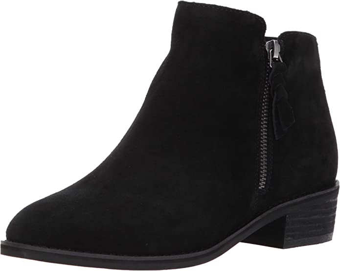 Best black shop booties low heel